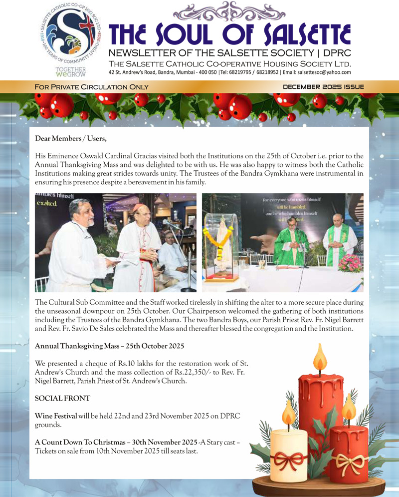 salsette newsletter dec 2025